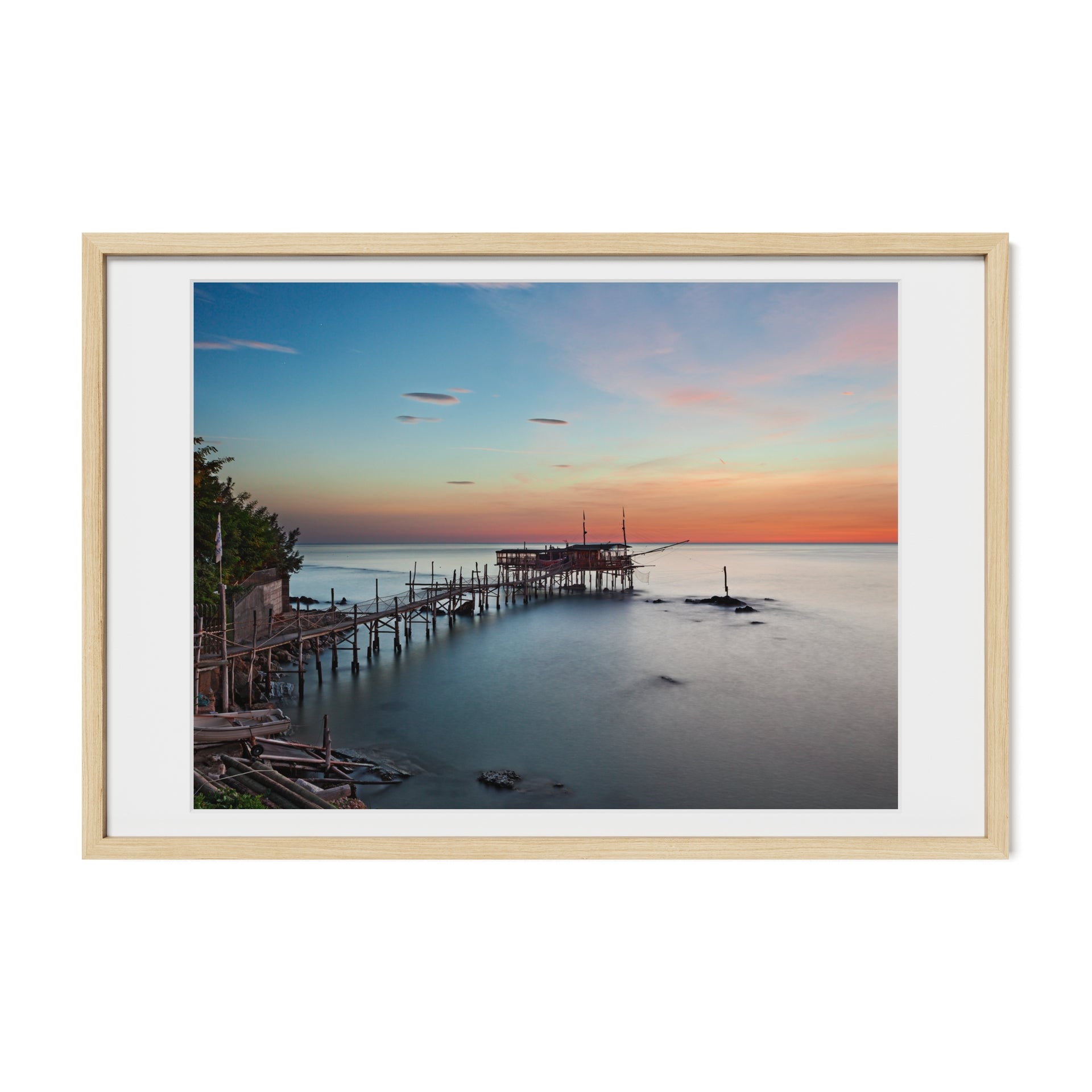 Trabocco at Twilight, Abruzzo