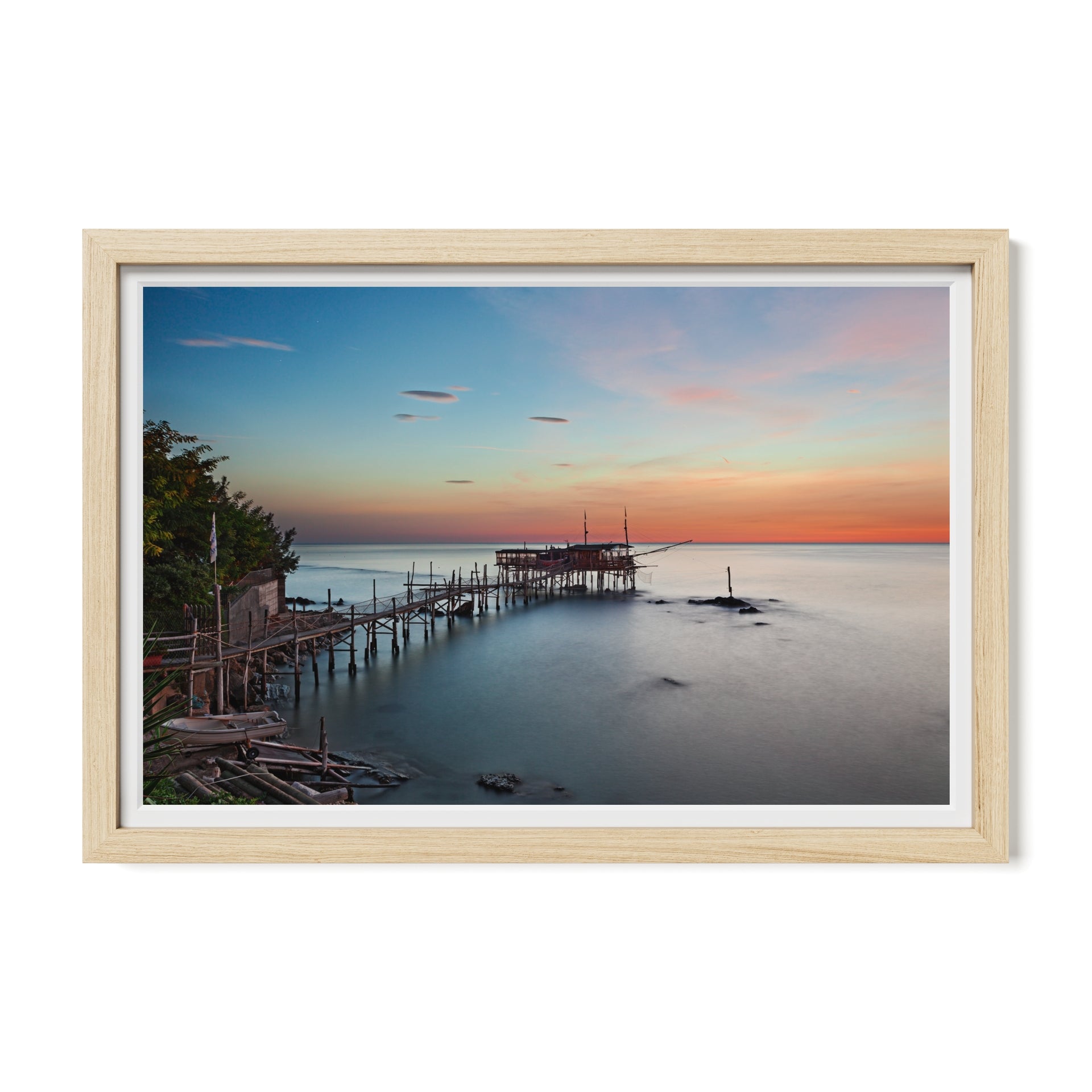 Trabocco at Twilight, Abruzzo