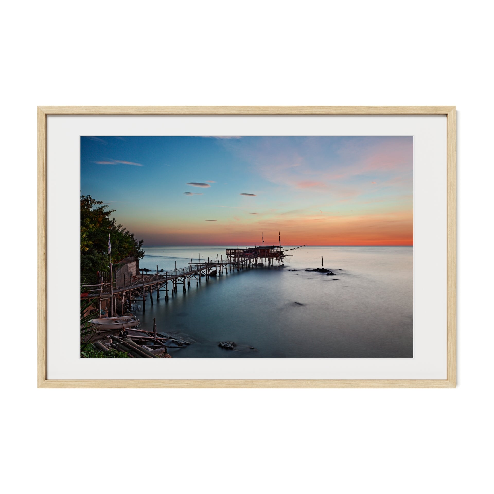 Trabocco at Twilight, Abruzzo